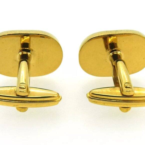 dunhill cuff d mark gold-plated Authentic used T19079 - Picture 6 of 8